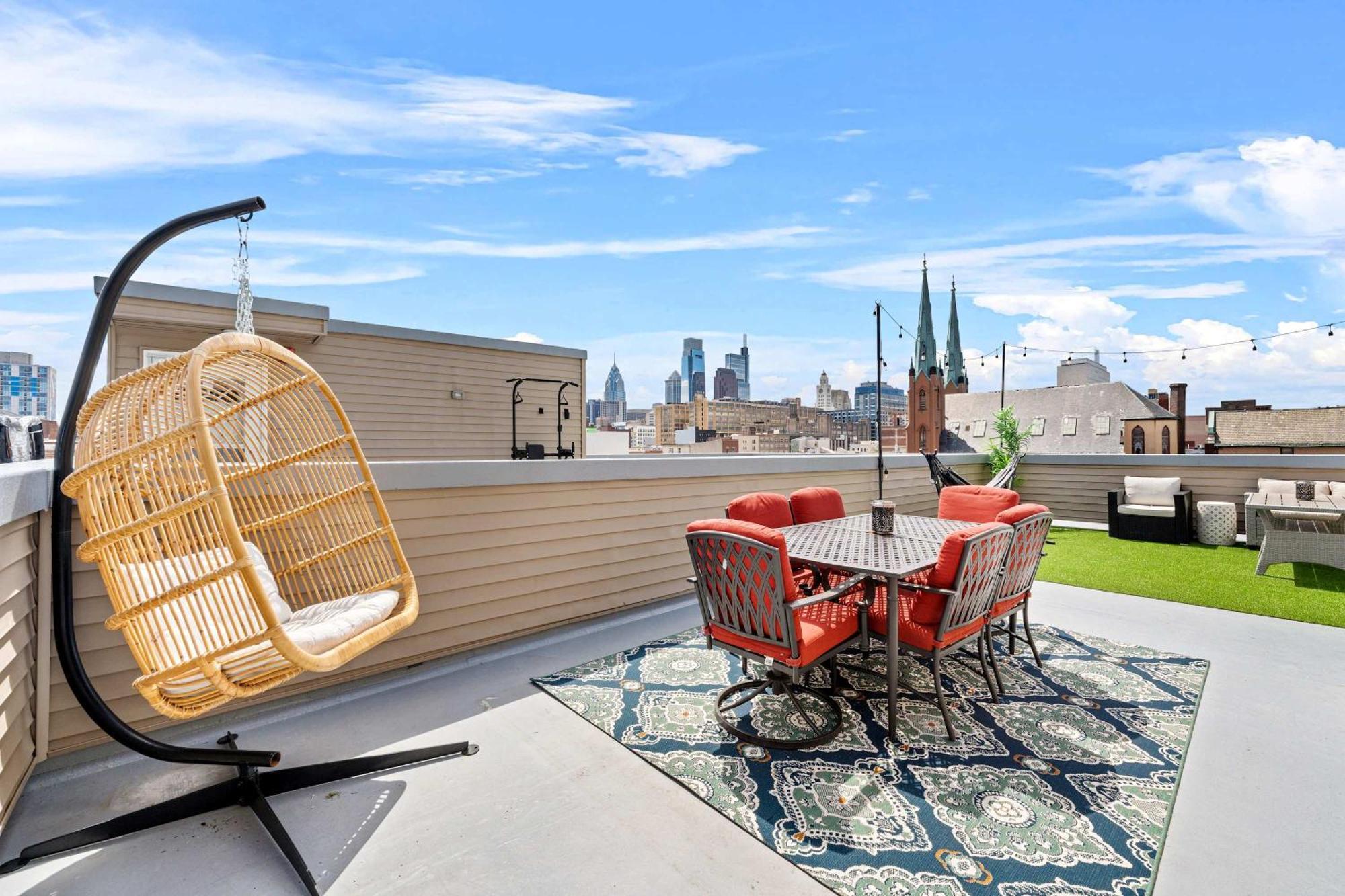 Сasa de vacaciones Brand New Dbl Unit Roofdeck Outdoor Patio Filadelfia